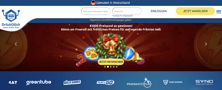 drückglück casino mit 5 euro einzahlung