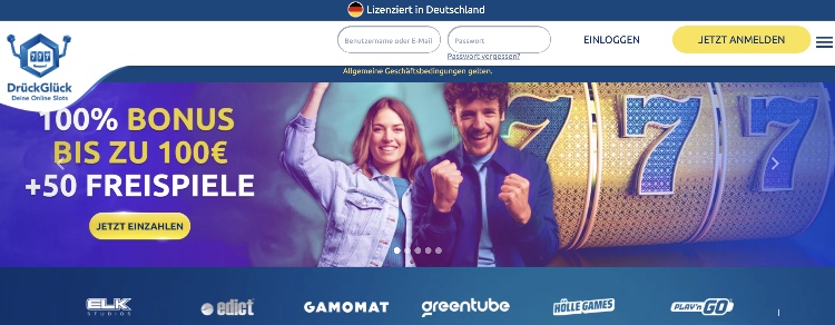 drückglück casino mit hohem rtp