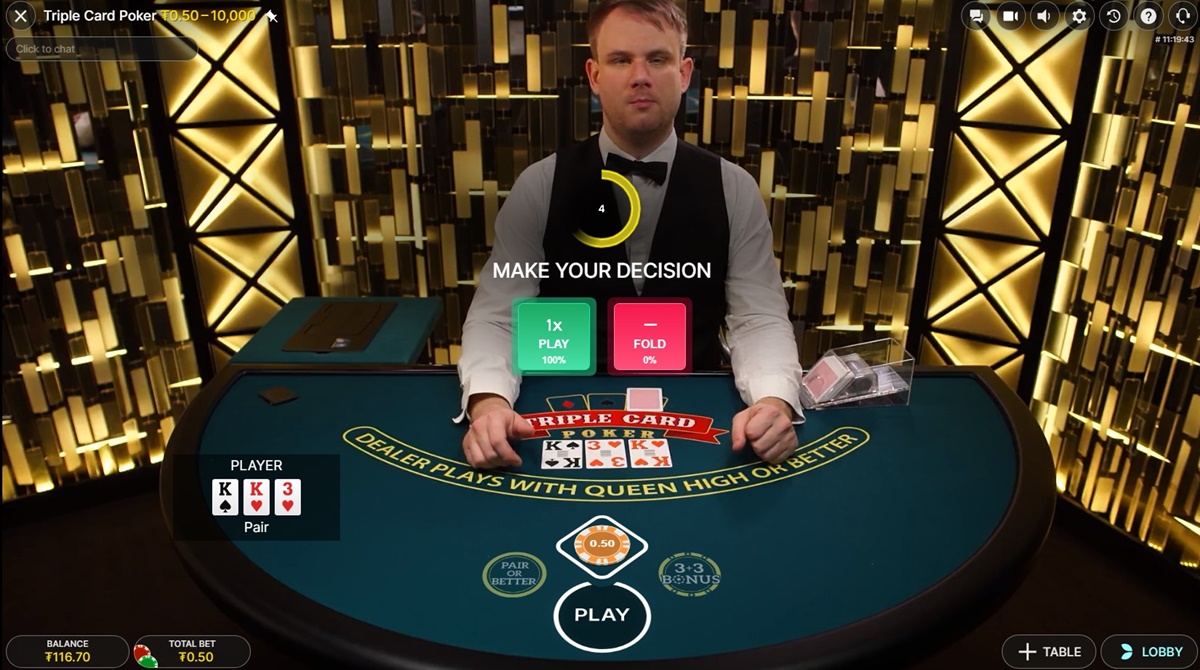 Grundlegende 3 Card Poker Spielregeln