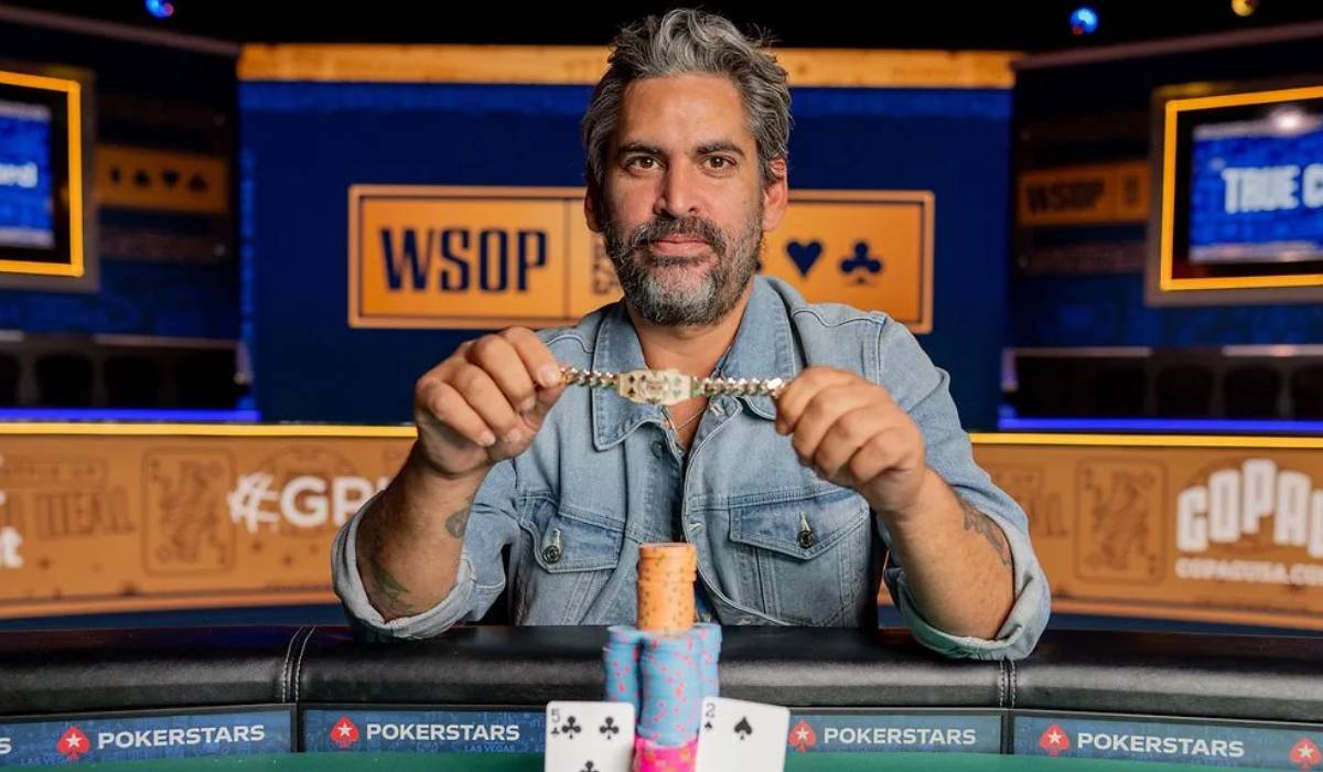 Brazalete Mariano Balfagon en el WSOP 2025