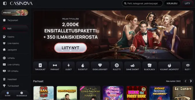 Casinova etusivu