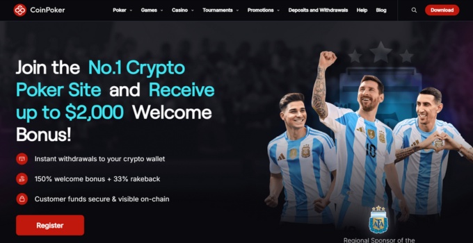 Coinpoker paras pokerisivu netissä