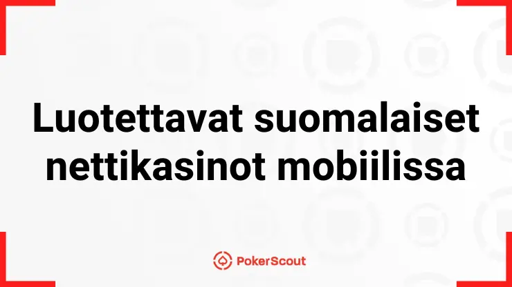 Luotettavat suomalaiset nettikasinot mobiilissa tarjoavat parhaat kasinopelit liikkeellä ollessa.