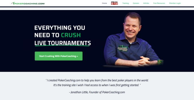 Jonathan Littlen PokerCoaching.com pokerivalmennus