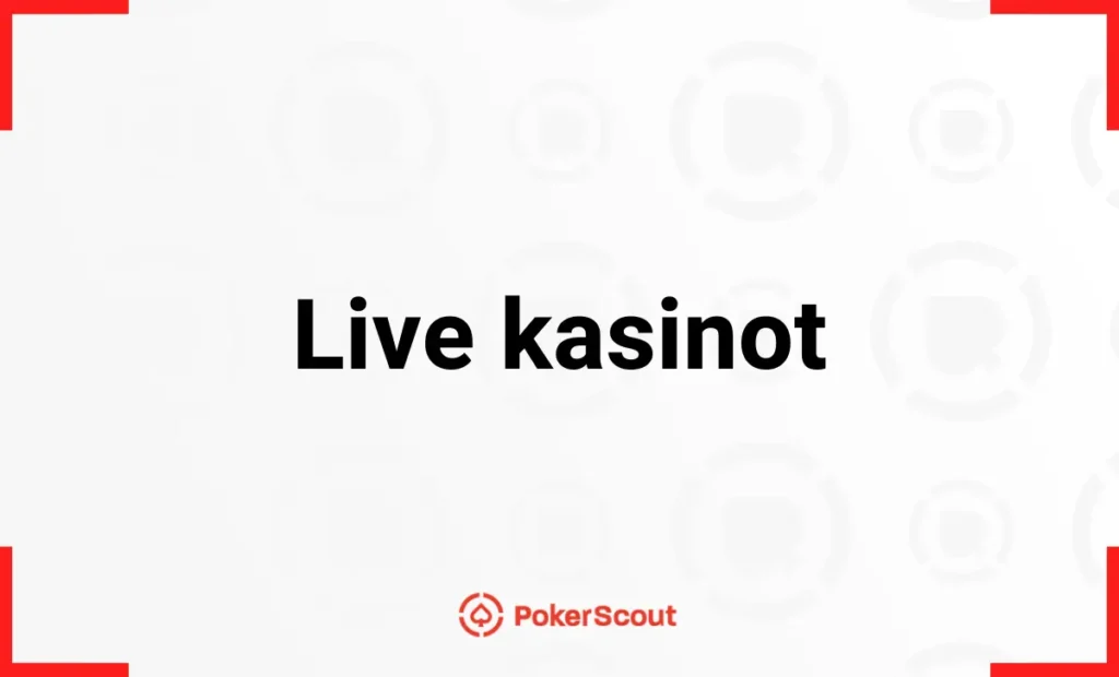 Live kasinot tuovat aidon kasinotunnelman kotisohvalle.