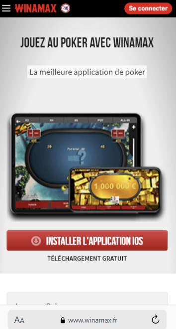 Jouer des Bitcoin au poker sur Winamax