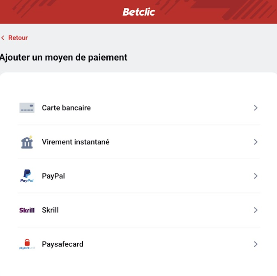 Virement bancaire casino
