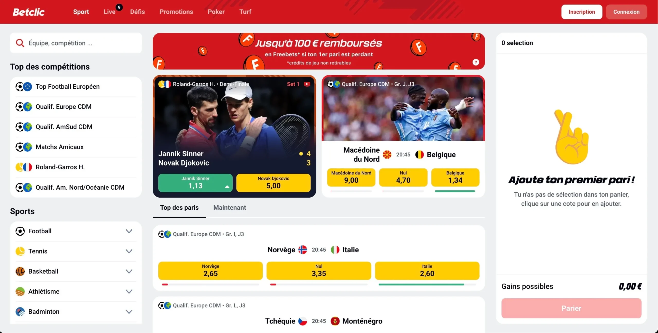 S'inscrire sur un casino en ligne