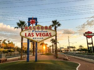 panneau las vegas proche des pokers room
