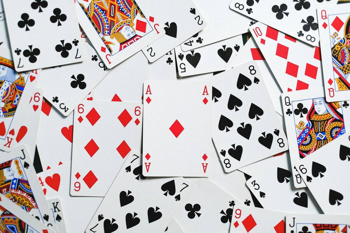 Cartes de poker au Casino North Las Vegas