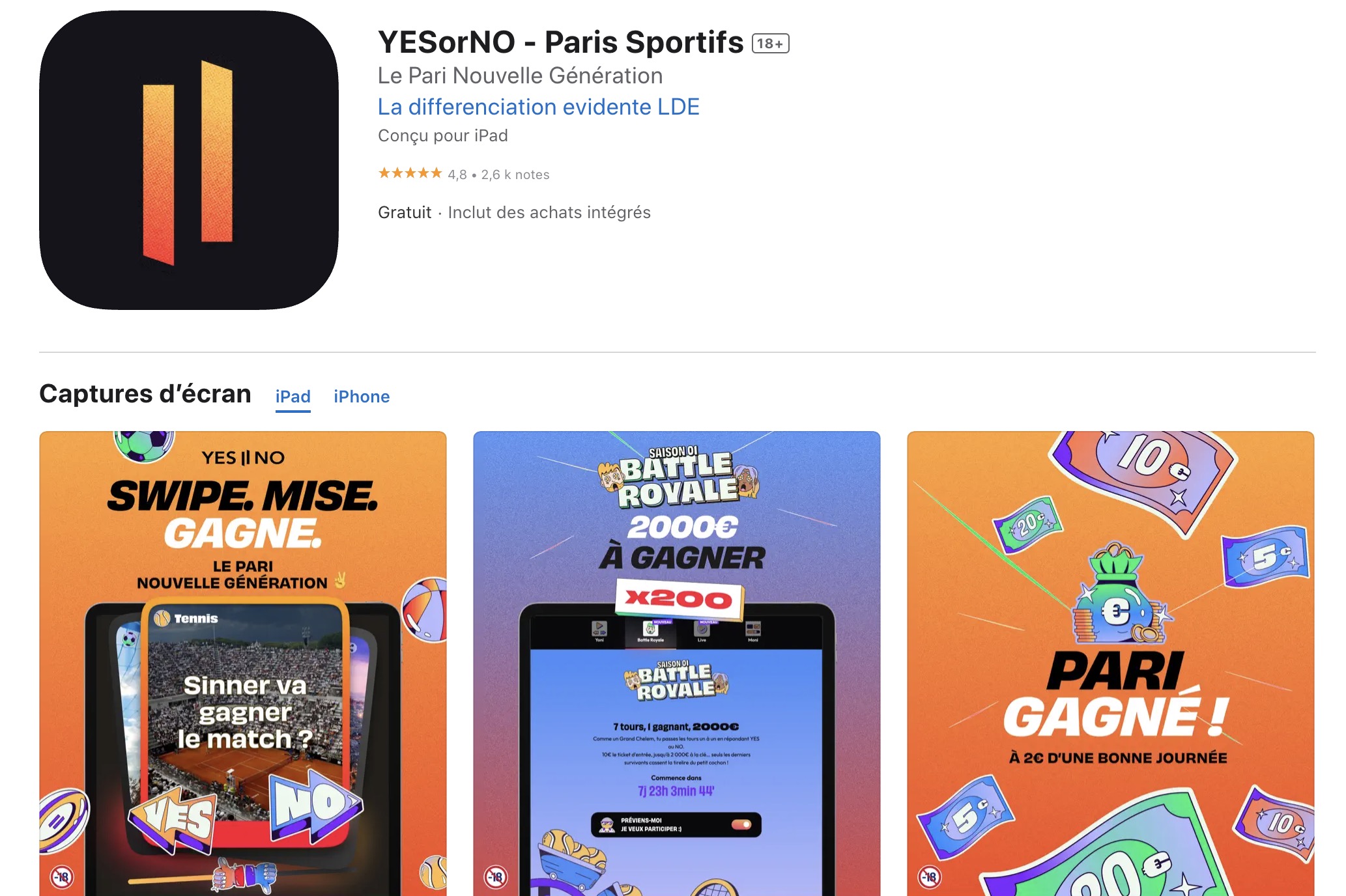 Application YesOrNo