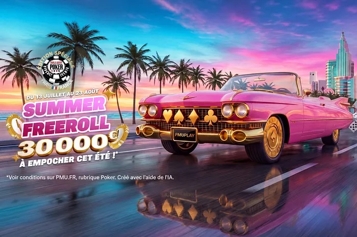 Summer Freerolls PMU Poker - 30 000 € à gagner cet été