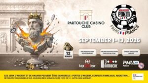 Le Partouche Pasino Club accueille le WSOP Circuit Paris 2026