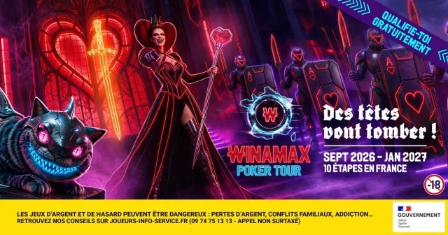 Winamax Poker Tour 2026 - le circuit repart pour dix étapes en France