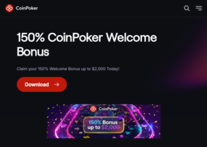 il bonus di benvenuto di CoinPoker