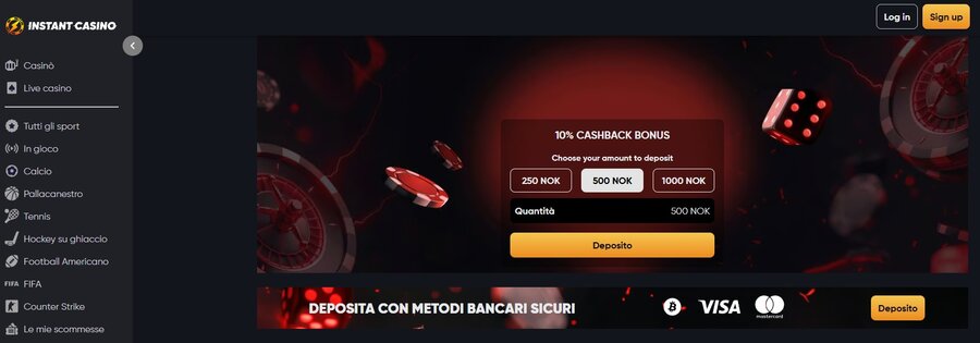 Instant Casino è una delle piattaforme in cui è possibile trovare le slot che pagano di più