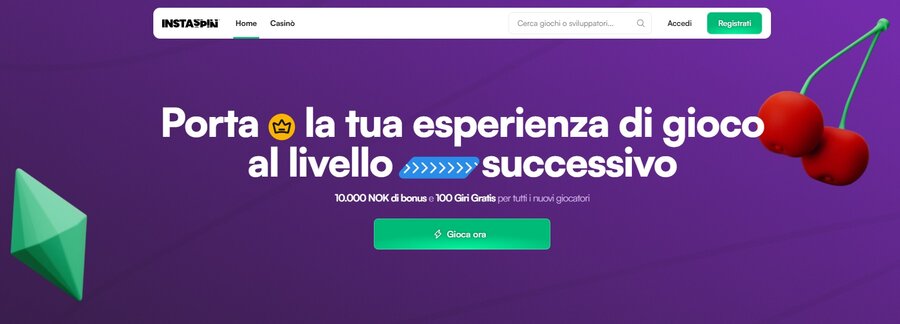 Alcune tra le slot che pagano di più si trovano su Instaspin