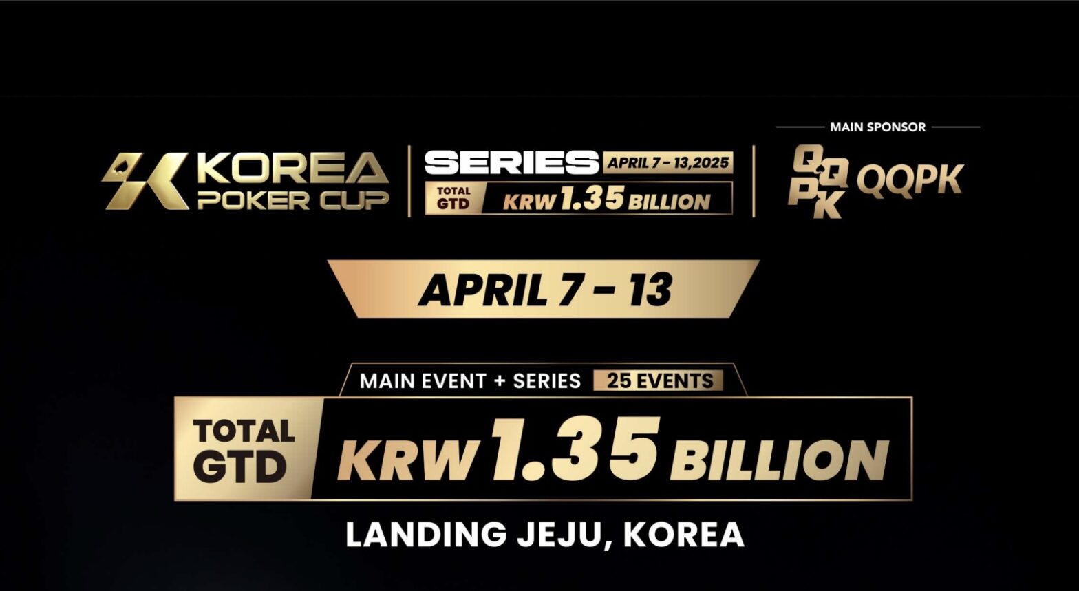 춘 룽 웡, 코리아 포커 컵 메인 이벤트 우승