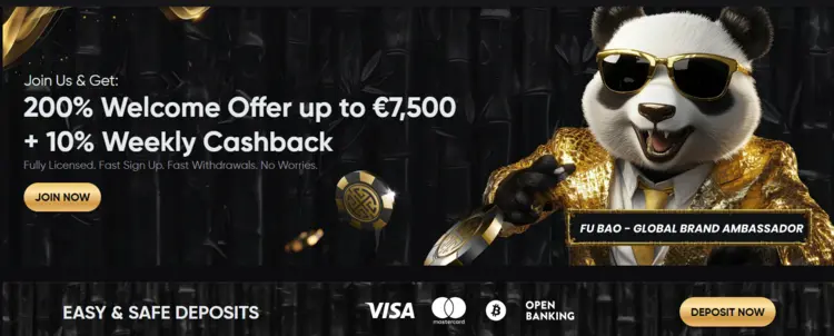 Golden Panda beste online casino zonder iDIN