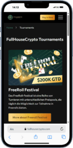Full House Crypto mobiele poker app
