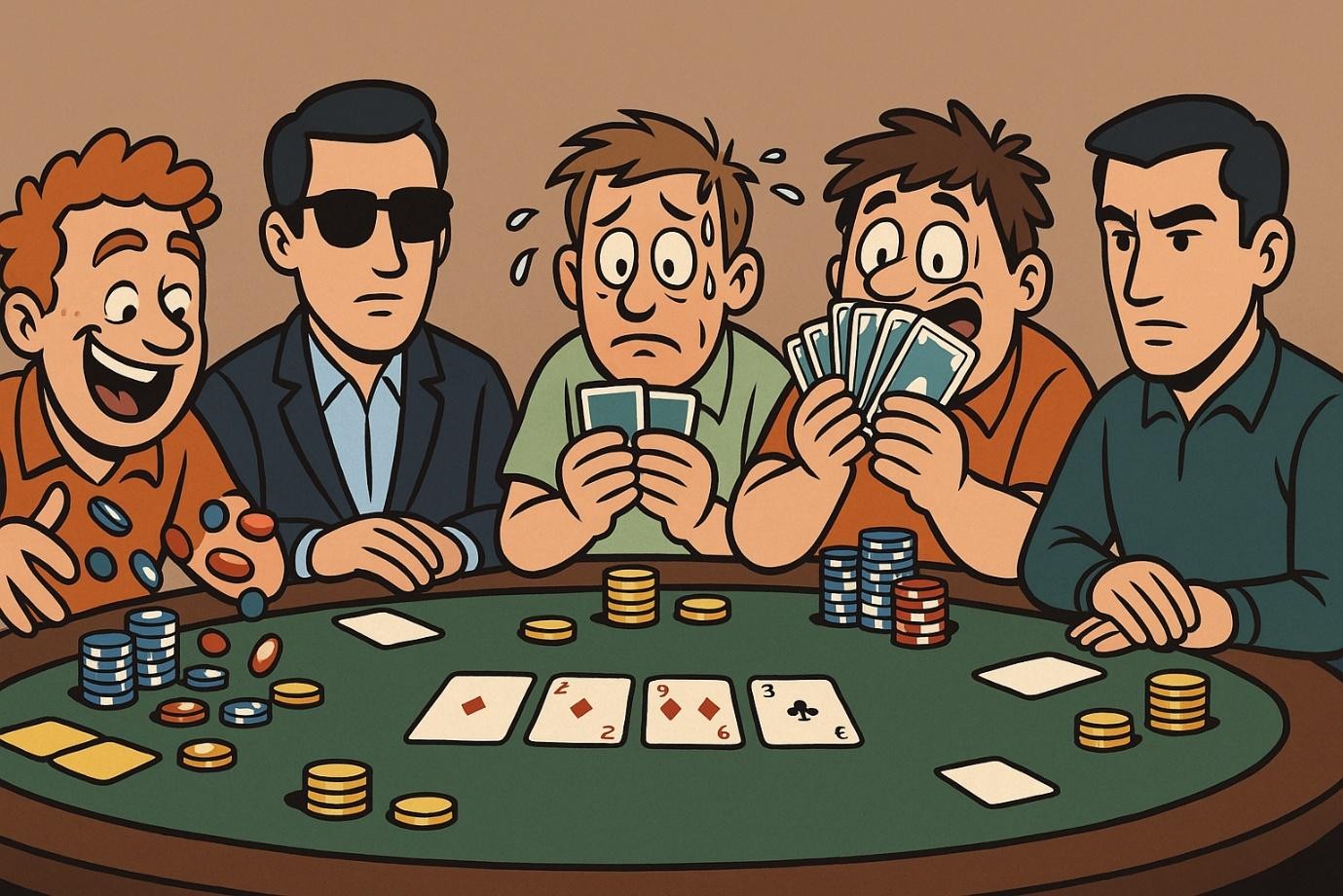 Sterke en zwakke spelers herkennen aan de pokertafel
