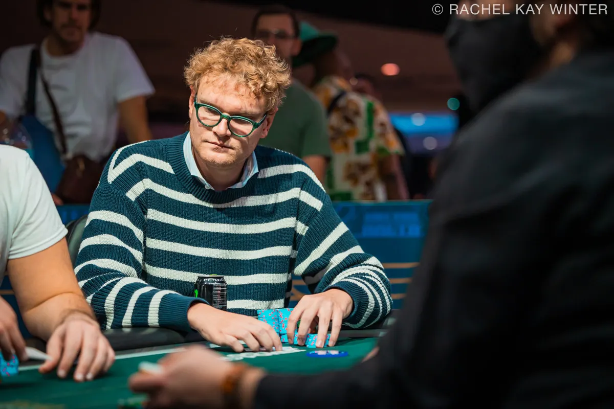 Javier Francort bij de WSOPE 2025.
