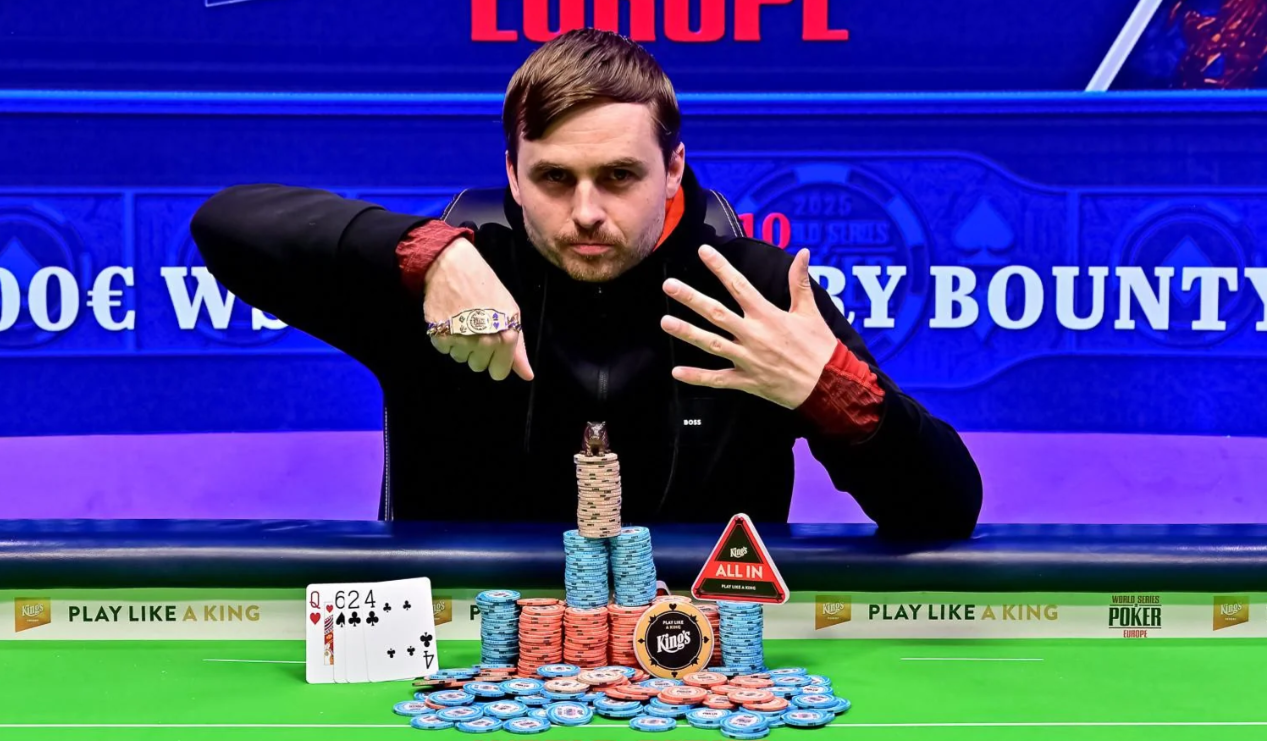 Martin Kabrhel with his 5th bracelet