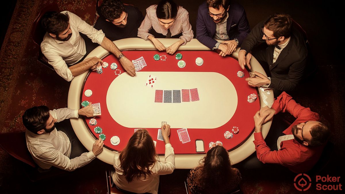 PokerScout spel- en tafelselectie