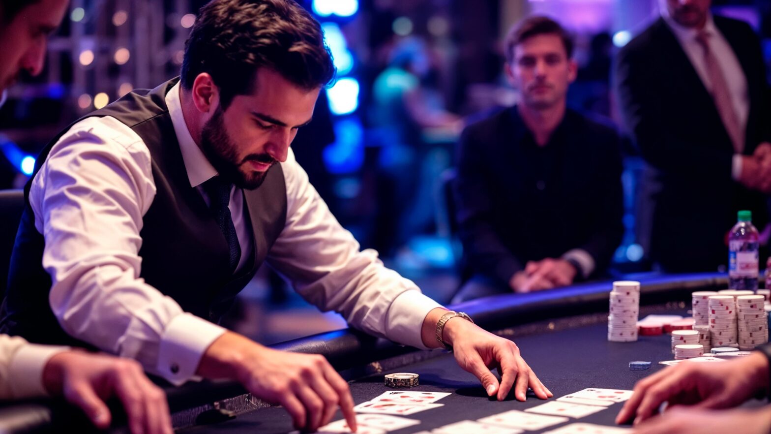 Pokerspeler Juan Pardo pakt een heater
