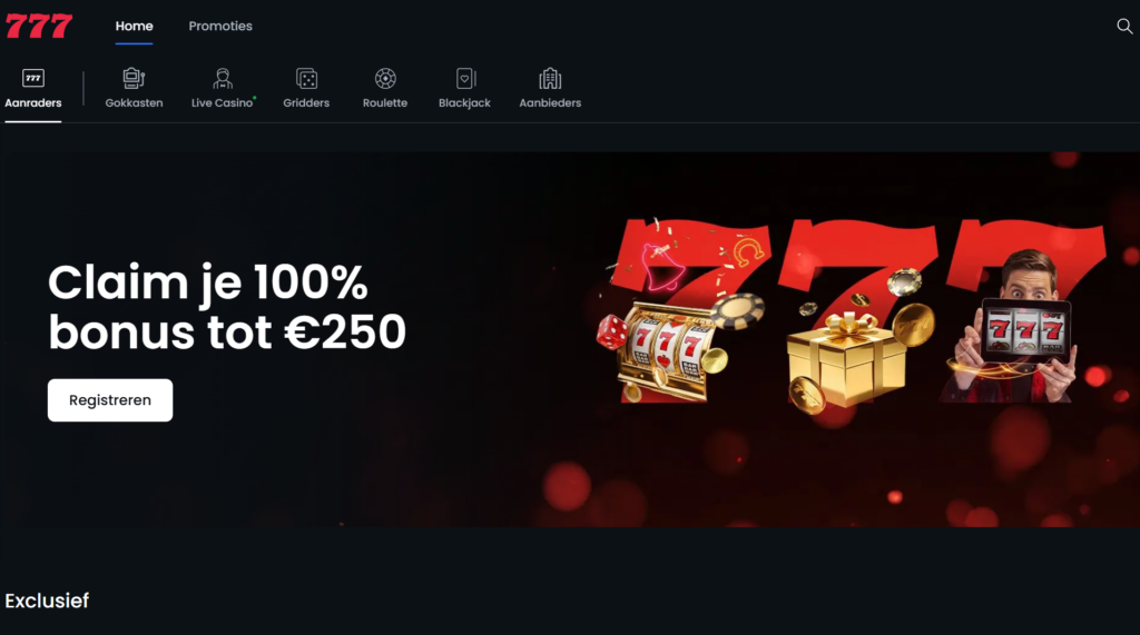Casino 777 bonus casino belgie