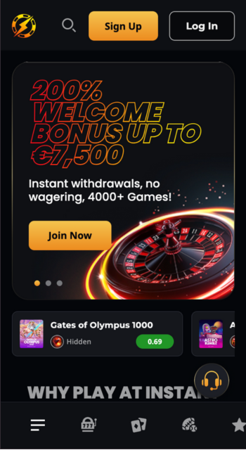Instant casino sin hjemmeside