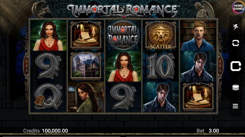 Immortal Romance spill