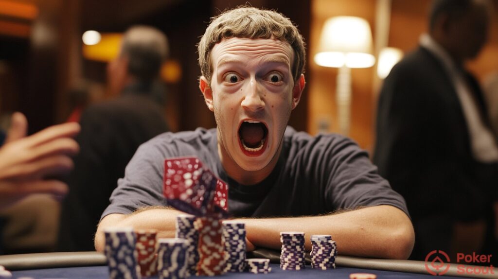 Zuckerberg gra w pokera
