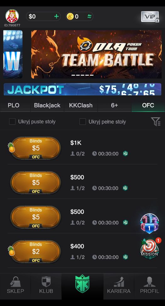 chinski poker ofc kkpoker