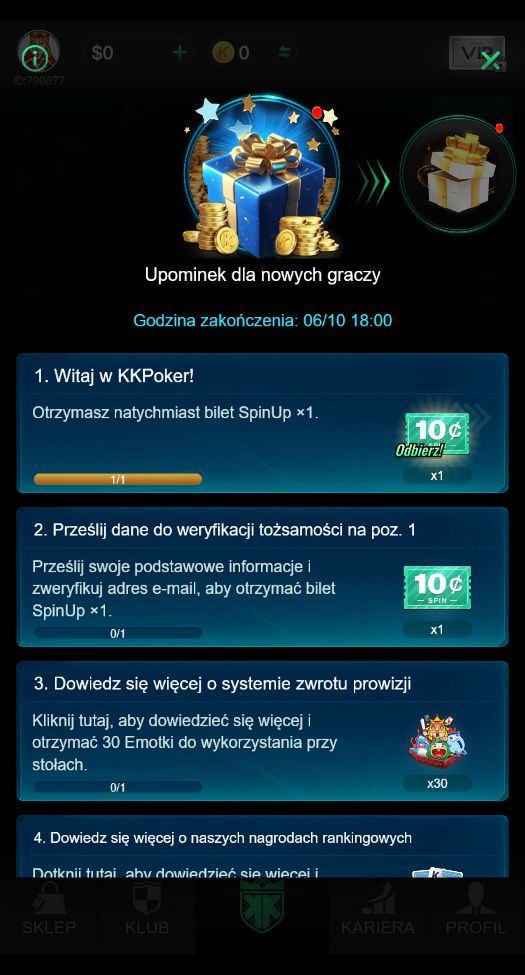 kkpoker oferta powitalna