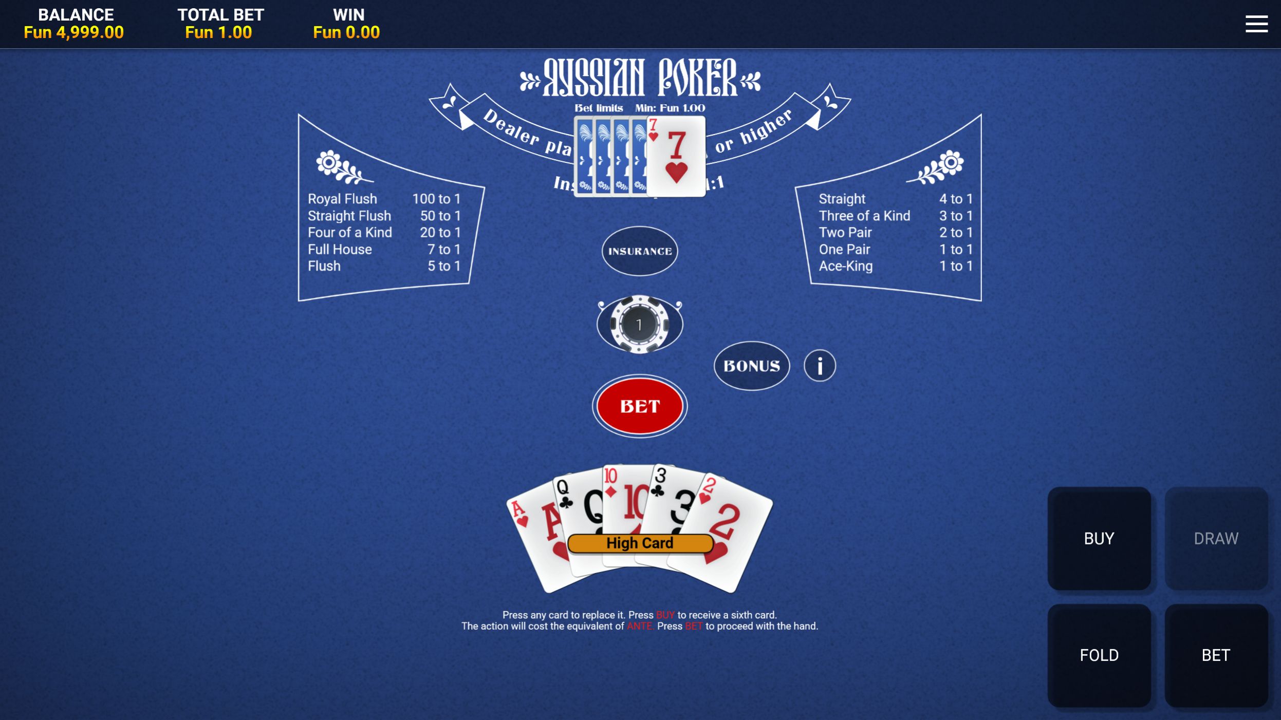 poker kasynowy onetouch