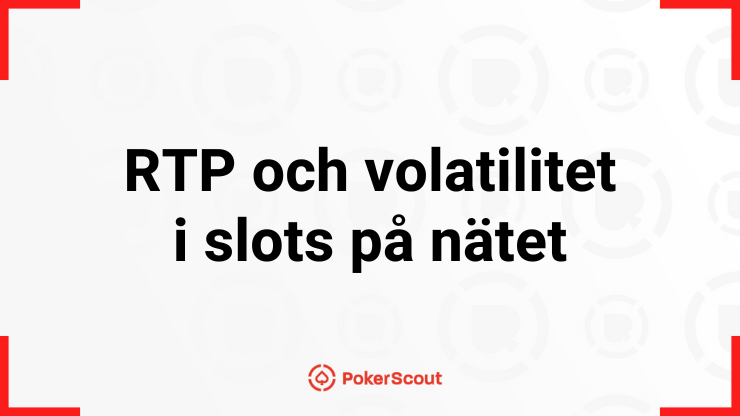 RTP och volatilitet i slots på nätet