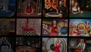 Flera populära live casino spel från Evolution Gaming