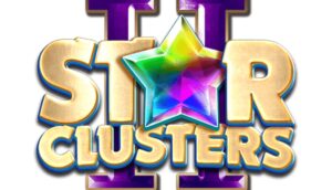 Logo för spelet Star Clusters 2 från Big Time Gaming
