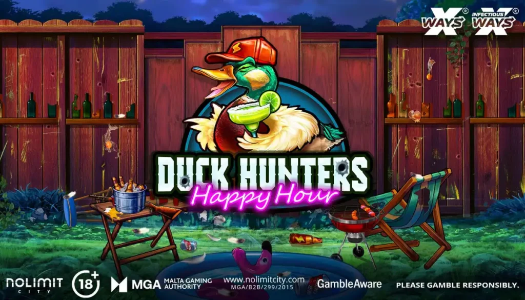Skärmbild på sloten Duck Hunters: Happy Hour från Nolimit City