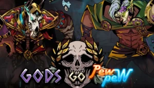 Gods Go Pew Pew slot från Sneaky Slots