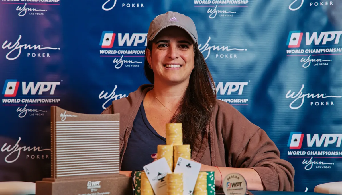 Lily Lotfy vinner WPT Ladies Championship pa Wynn Las Vegas med pokermarker och pokertrofe