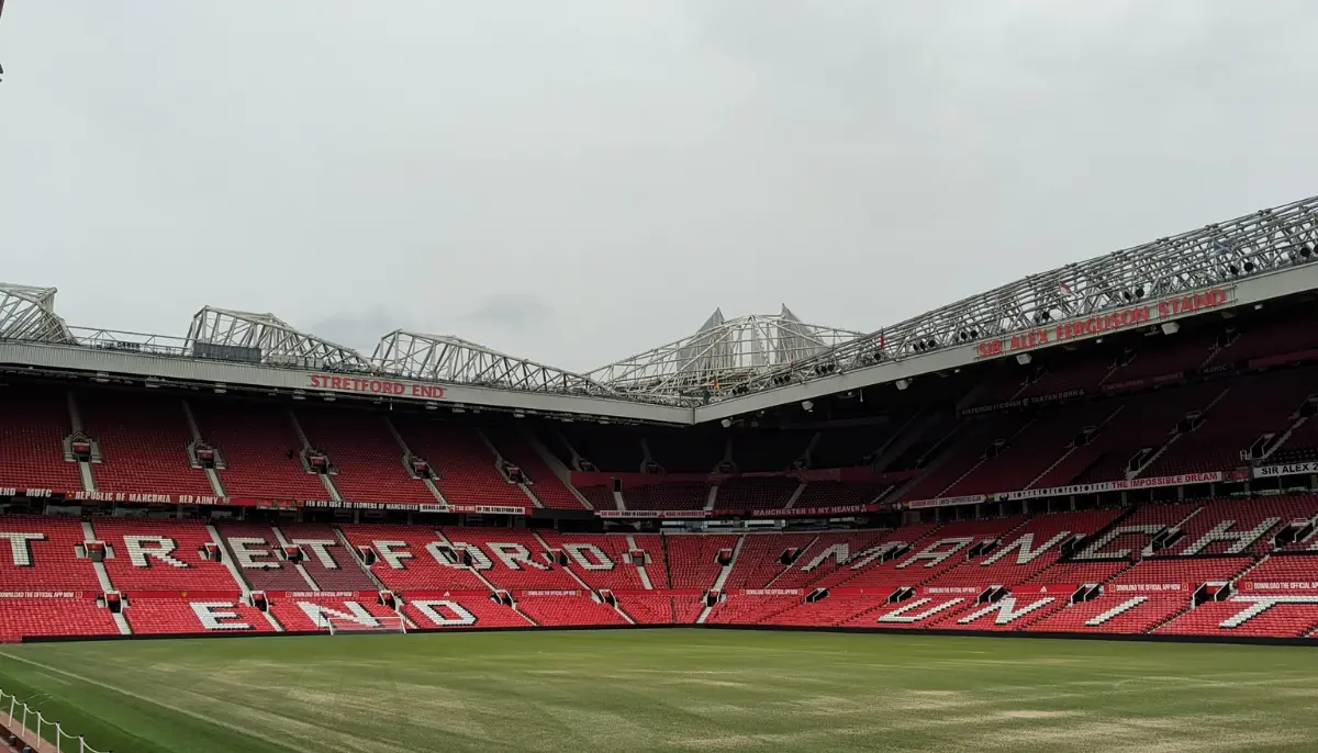Bild på Manchester Uniteds hemmaarena Old Trafford