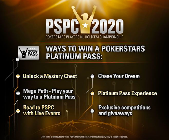 PokerStars Platinum Pass 2020