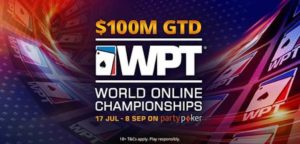 The WPT and partypoker are teaming up for the $100 million WPT World Online Championships.