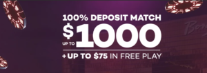 Borgata Poker NJ welcome bonus
