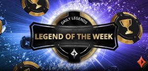 The partypoker Legend of the Week pats out $60,000 in tournament tickets each week.