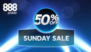 The 888poker Sunday sale if back Jan. 24.