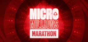 The MicroMillions Marathon runs at PokerStars Feb. 11-14 with 107 tournaments, $3 million guaranteed, and events running every 30 minutes.