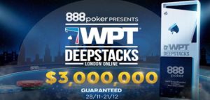 The WPTDeepStacks Online recently concluded at 888poker after producing 15,660 entries and awarding $3.4 million in prize money.